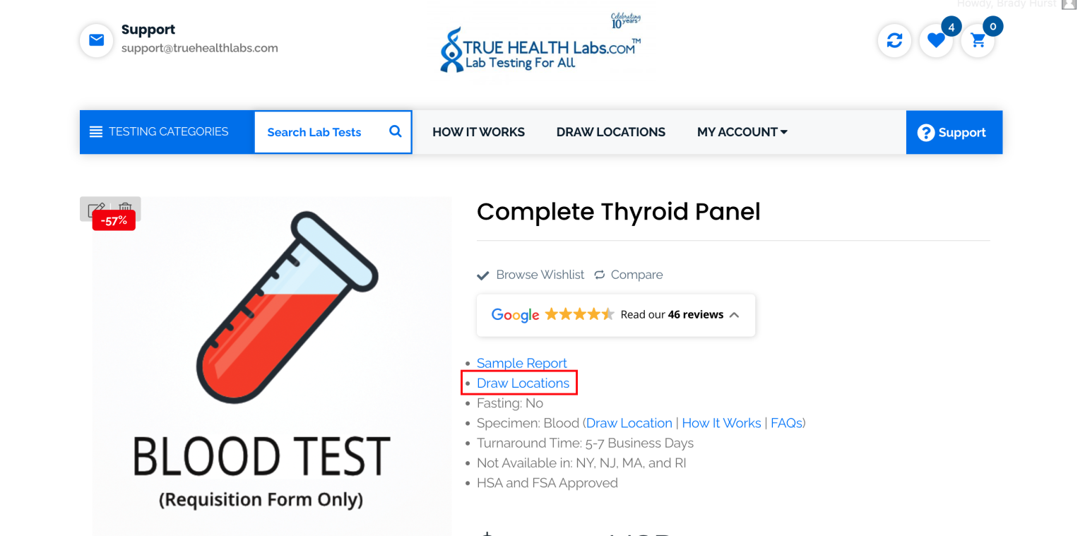 How to quickly find lab work near me truehealthlabs